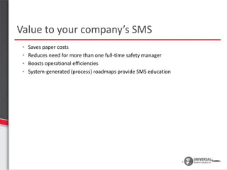 SMS Manager Static Demo | Aviation Safety Management System | PPTX
