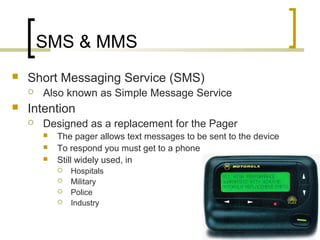 Sms &mms