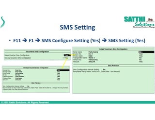 Tally SMS Module for invoice and Receipt | PDF