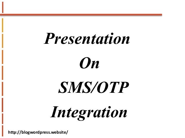 SMS OTP Website blogwordpress.website