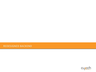 REDESIGNED BACKEND
 