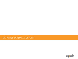 DATABASE SCHEMAS SUPPORT
 