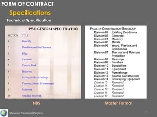 Implementation of Construction Project with Detailed Contract Documents ...
