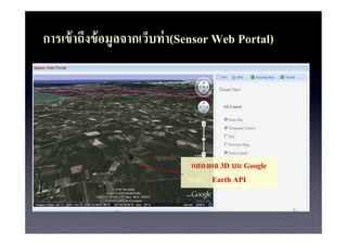 ?????? ?????? ???????????? ?(Sensor Web Portal)
                ?




                              ?????? 3D ?? Google
                                   Earth API
 