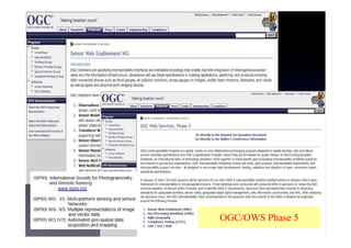 OGC/OWS Phase 5
 