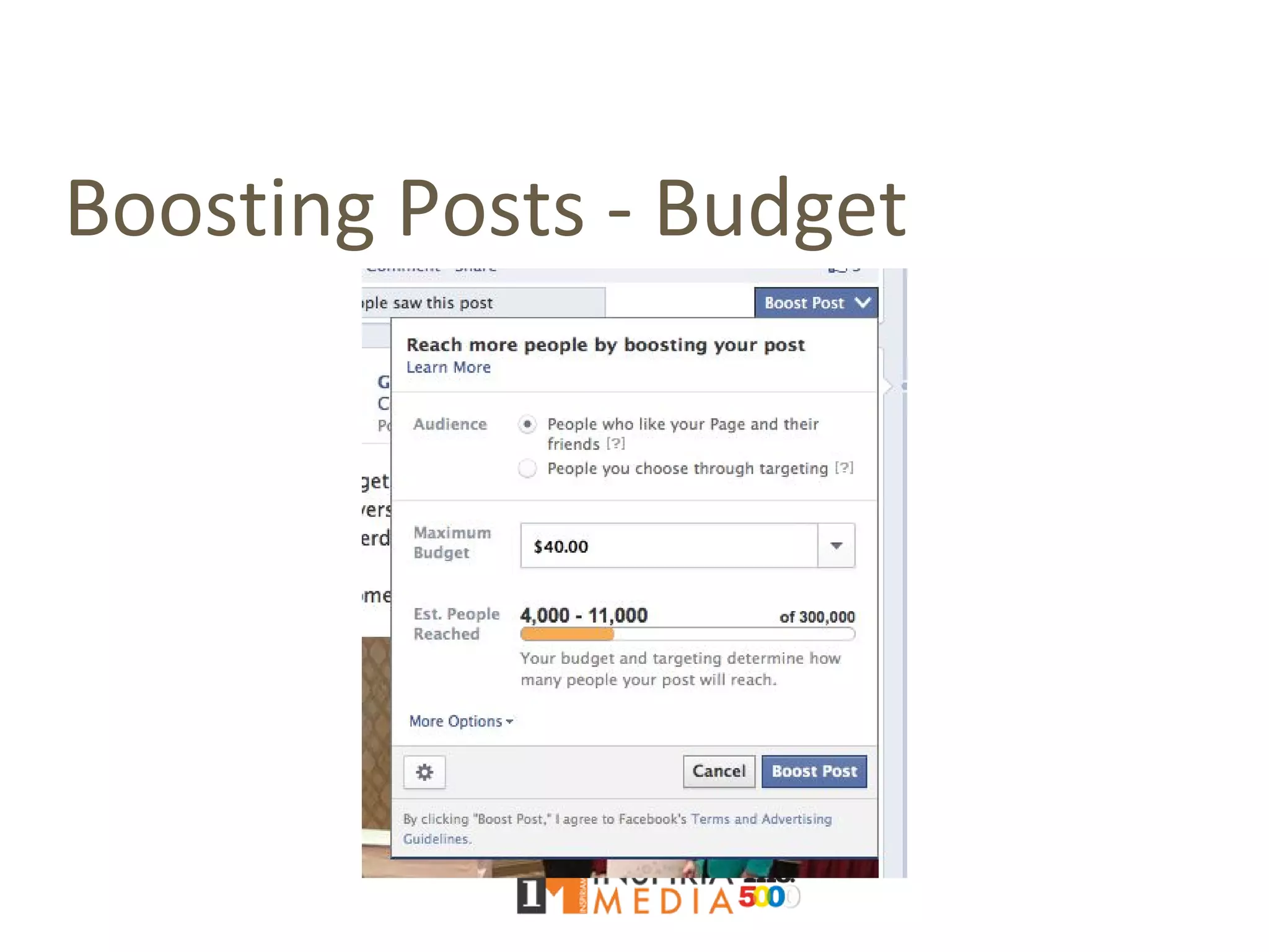 Boosting Posts - Budget
 