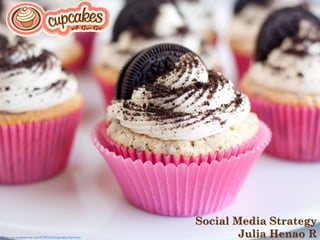 A Go-Go
Social Media Strategy
Julia Henao RPhoto via es.pinterest.com/PCM1972/cupcakes/?lp=true
 