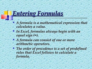 IT - ms excel | PPT