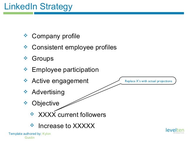 Linkedin Strategy Template social media strategy template Linkedin Strategy Template social media strategy template