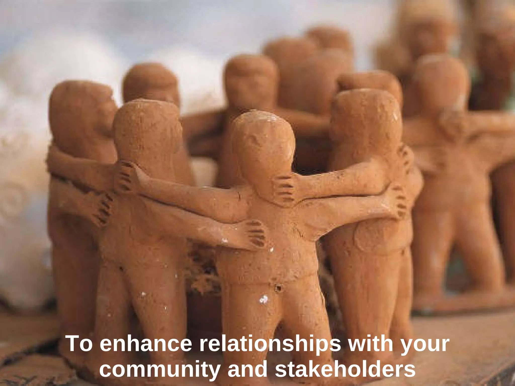 To build connections with other people 