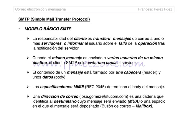Simple Mail Transfer Protocol PPT