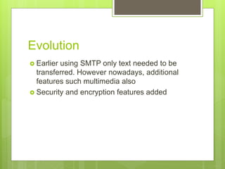  Both provide a way to encrypt a
communication channel between two
computers (e.g. your computer and our
server).
 TLS is the successor to SSL and the terms
SSL and TLS are used interchangeably
unless you're referring to a specific version of
the protocol.
 