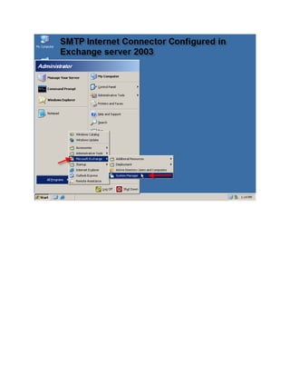 Smtp connector configured in exchange server 2003 part 09