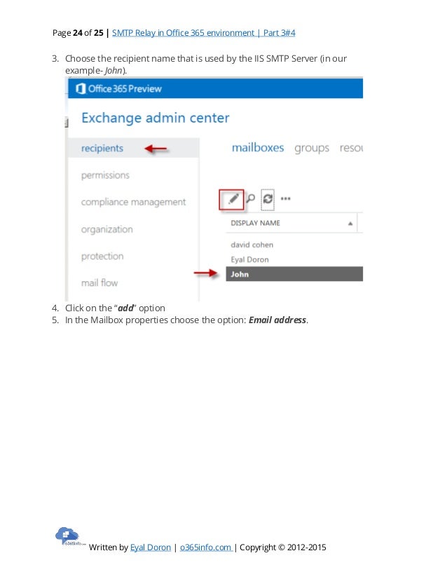 Smtp Relay In Office 365 Environment Part 3 4 smtp-relay-in-office-365-environment-part-3-4