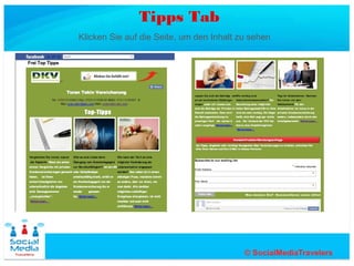 Tipps Tab
Klicken Sie auf die Seite, um den Inhalt zu sehen
 