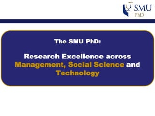 SMU at a Glance | PPT