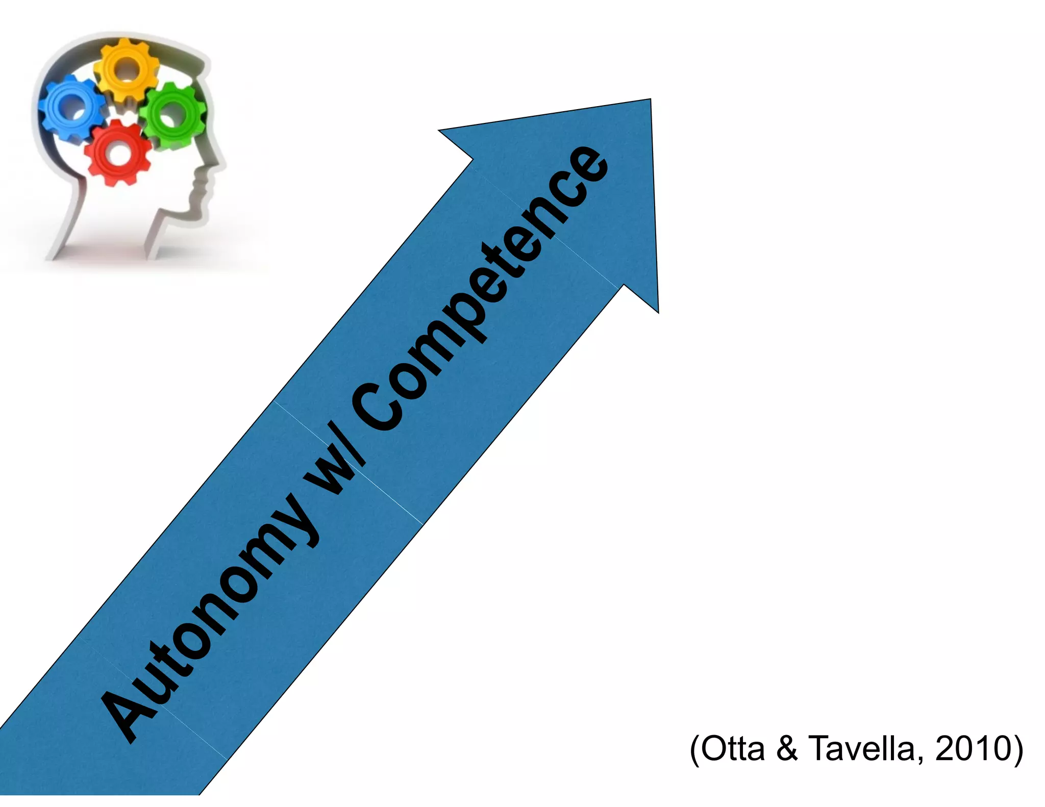 (Otta & Tavella, 2010)
Autonomyw/Competence
 