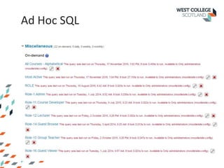 Running SQL Queries on the Moodle Database | PPTX