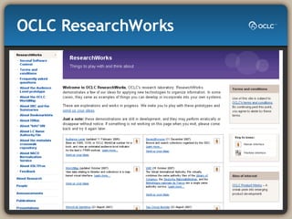 OCLC ResearchWorks 