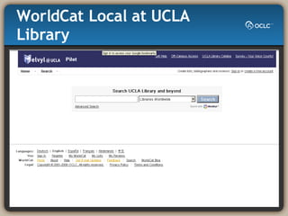 WorldCat Local at UCLA Library 