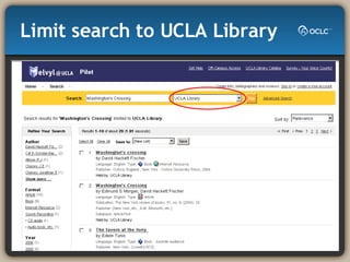 Limit search to UCLA Library 