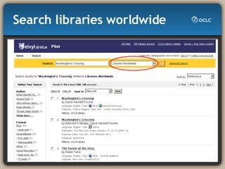 Search libraries worldwide 