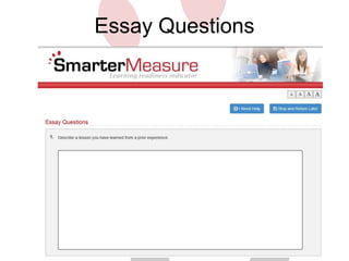 Essay Questions 
 