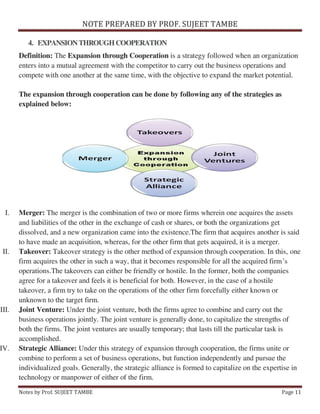 Strategic Management Unit 3 notes | PDF
