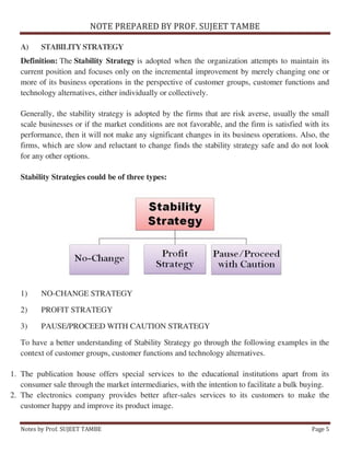 Strategic Management Unit 3 notes | PDF