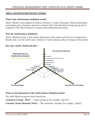 Strategic Management Unit 1 notes | PDF