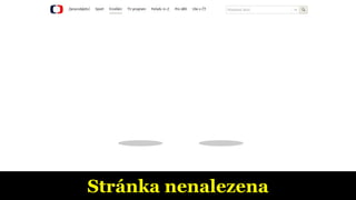 Stránka nenalezena
 