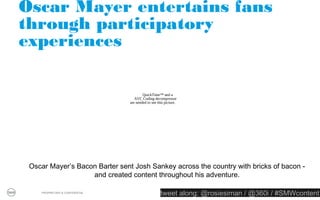 1 // You need a content strategy


                               TARGET




  PROPRIETARY & CONFIDENTIAL
                                        tweet along: @rosiesiman / @360i / #SMWcontent
                                                                                     28
 