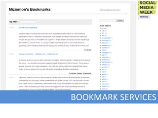 BOOKMARK SERVICES
 