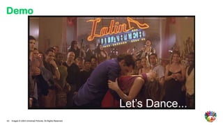 Demo




                                                              Let’s Dance...
43   Images © 2003 Universal Pictures. All Rights Reserved.
 