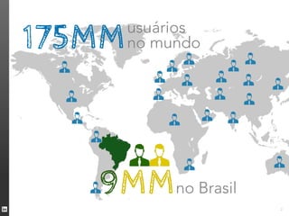 175MM   usuários
        no mundo




   9MMno Brasil    2
 