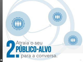 2.
 Atraia o seu
 PÚBLICO-ALVO
     para a conversa.
                        26
 