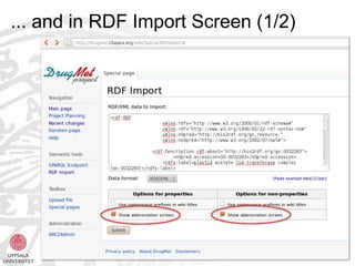 ... and in RDF Import Screen (1/2)
 