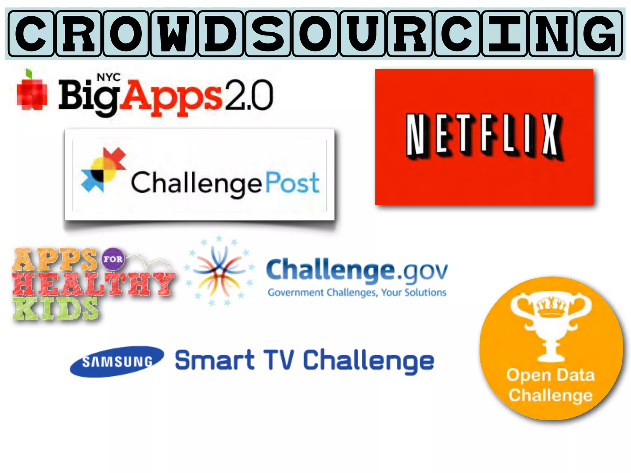 CROWDSOURCING
 