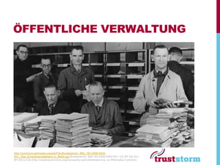 ÖFFENTLICHE VERWALTUNG




http://commons.wikimedia.org/wiki/File:Bundesarchiv_Bild_183-2006-0403-
501,_Das_Einwohnermeldeamt_in_Berlin.jpg Bundesarchiv, Bild 183-2006-0403-501 / CC-BY-SA [CC-
BY-SA-3.0-de (http://creativecommons.org/licenses/by-sa/3.0/de/deed.en)], via Wikimedia Commons
 