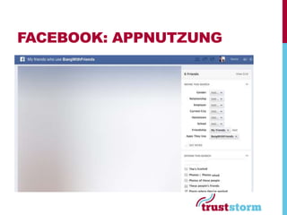 FACEBOOK: APPNUTZUNG
 