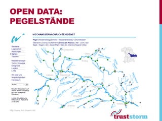 OPEN DATA:
PEGELSTÄNDE




http://www.hnd.bayern.de/
 