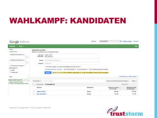 WAHLKAMPF: KANDIDATEN




Keyword Suggestion Tool Google Adwords
 