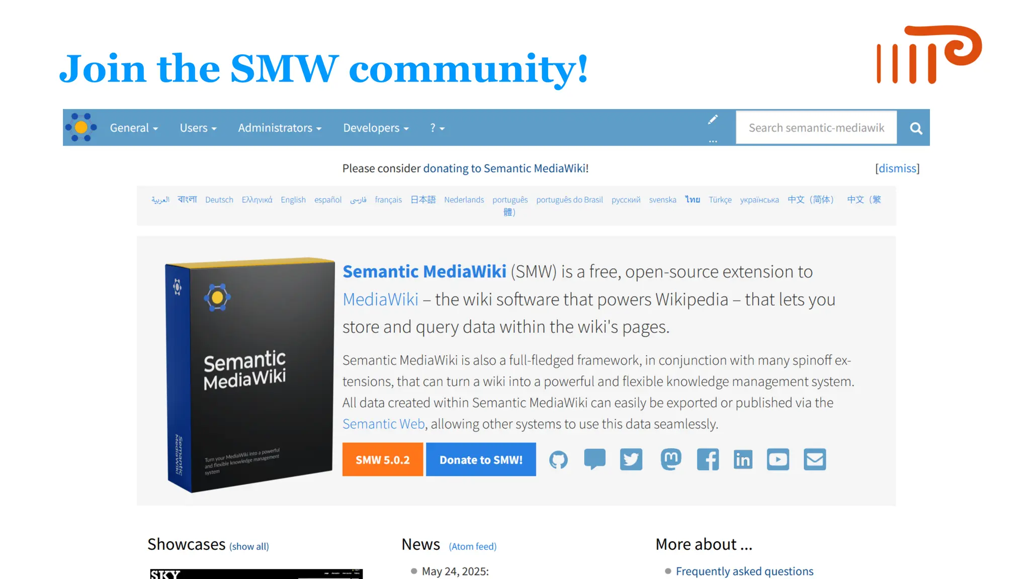 1
2
Join the SMW community!
 