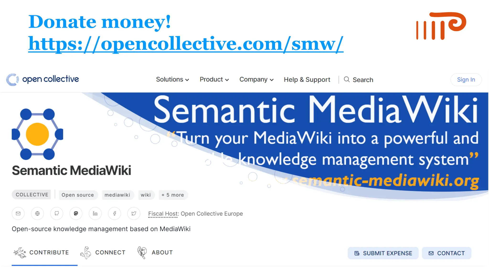 Donate money!
https://opencollective.com/smw/
 