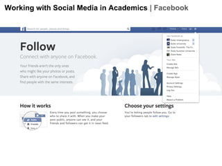 Working with Social Media in Academics | Facebook

1

 