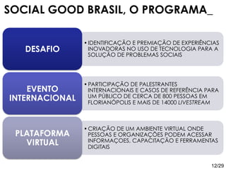 Social Good Brasil no SMWSP 