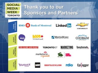 Thank you to our
Sponsors and Partners
 