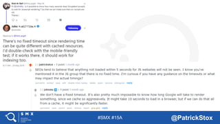 #SMX #15A @PatrickStox
 