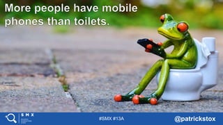 #SMX #13A @patrickstox
Nomophobia
 