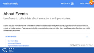 #SMX #XXA @SpeakerName
bit.ly/smx-cro-events
 